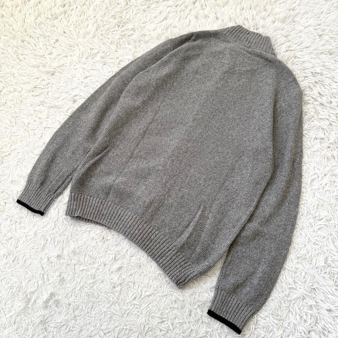 【美品✨】ブラックレーベルクレストブリッジ ニットカーディガン グレー 希少LL