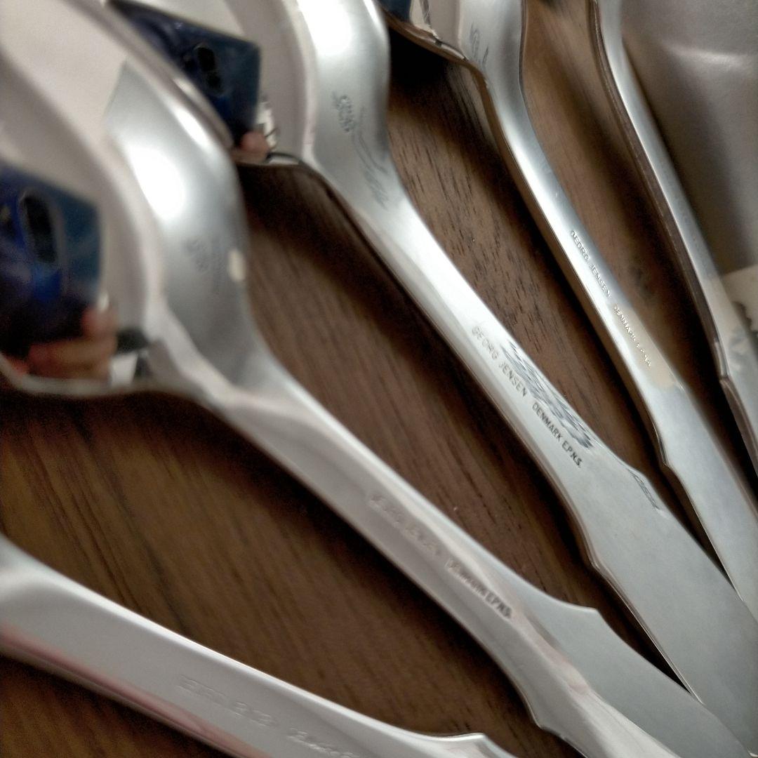 ジョージジェンセン スプーン 6本 カラトリー E.P.N.S刻印