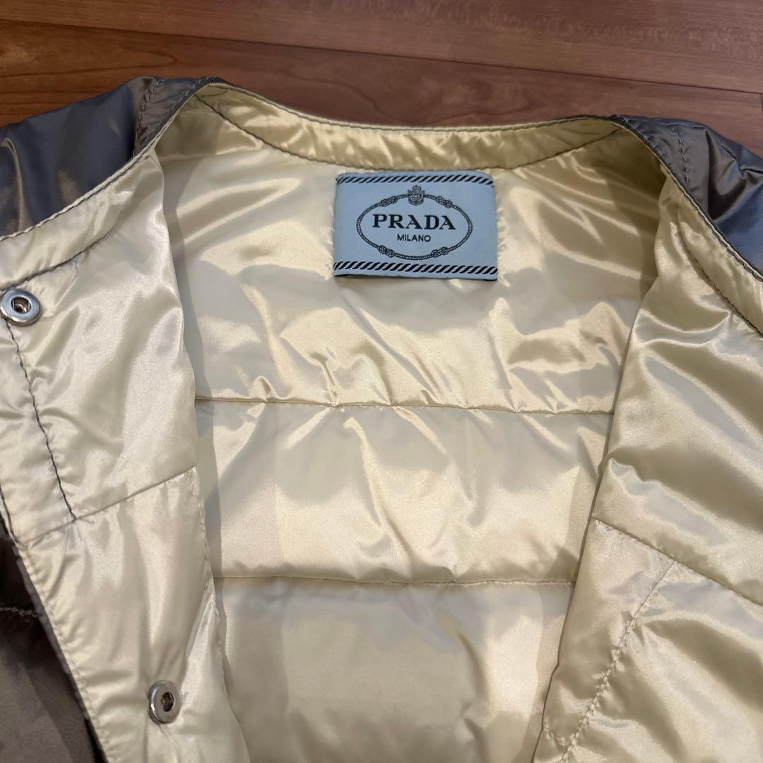 PRADA グレー ダウンジャケット サイズ40