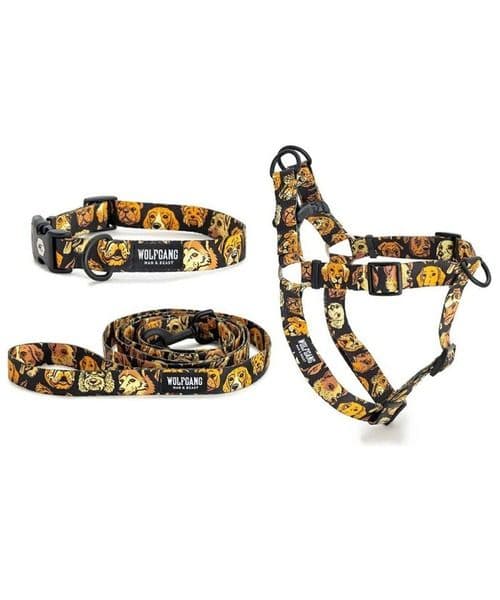 新品 ウルフギャング ハーネス リード セット M