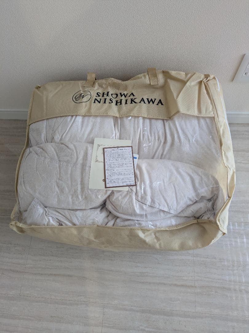 西川羽毛布団　日本製ドイツ産ダック90％ 370ダウンパワー　ネット限定品