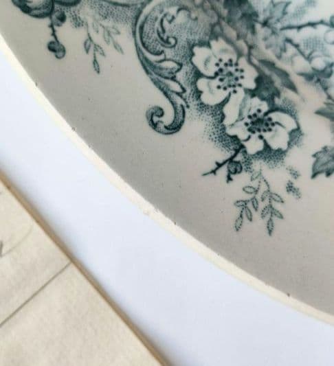 美品　ジョワジールロワ　ポンパドール　平皿　フランスアンティーク