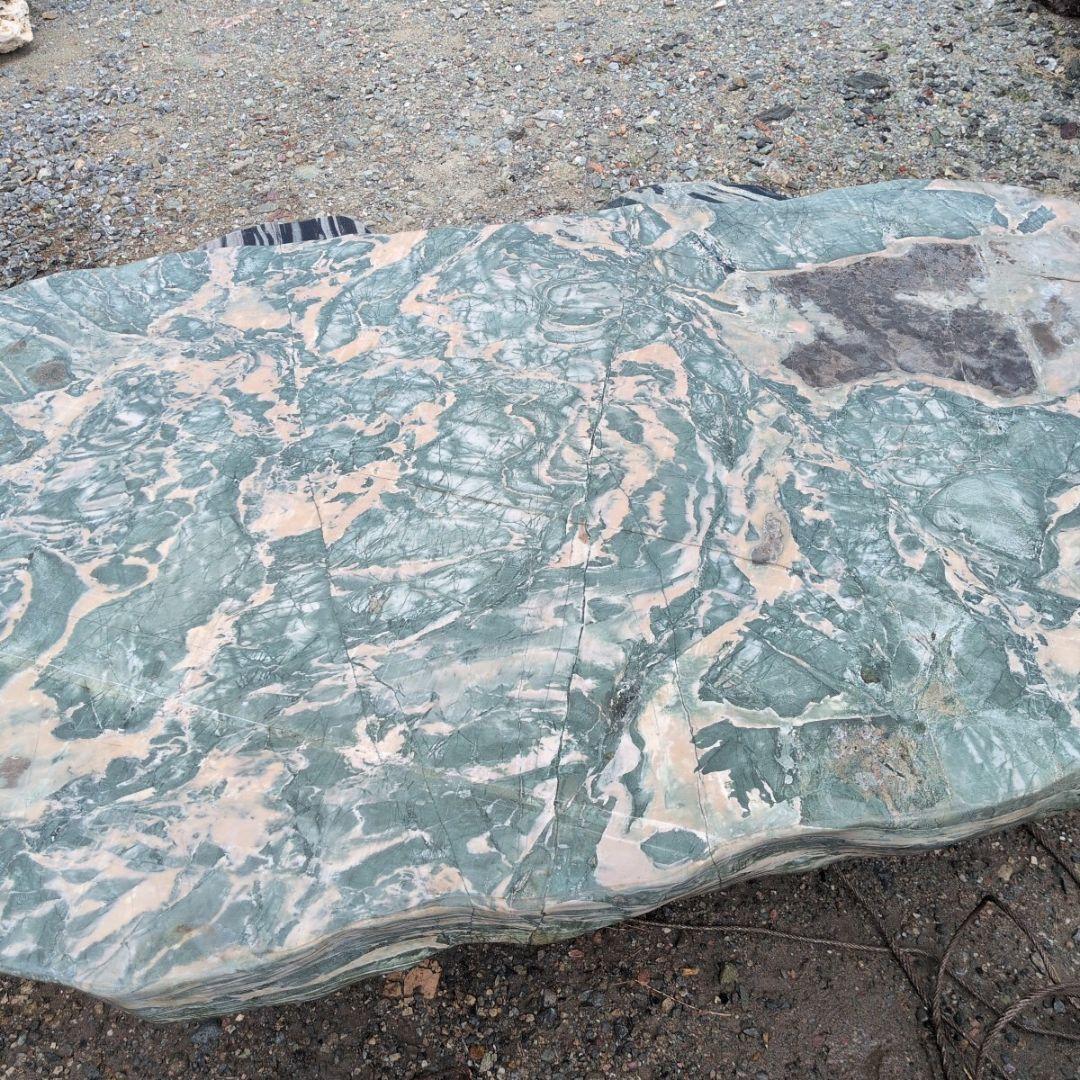 ガーデンテーブル　イス6石セット　 庭石　石　石材　庭　ガーデニング