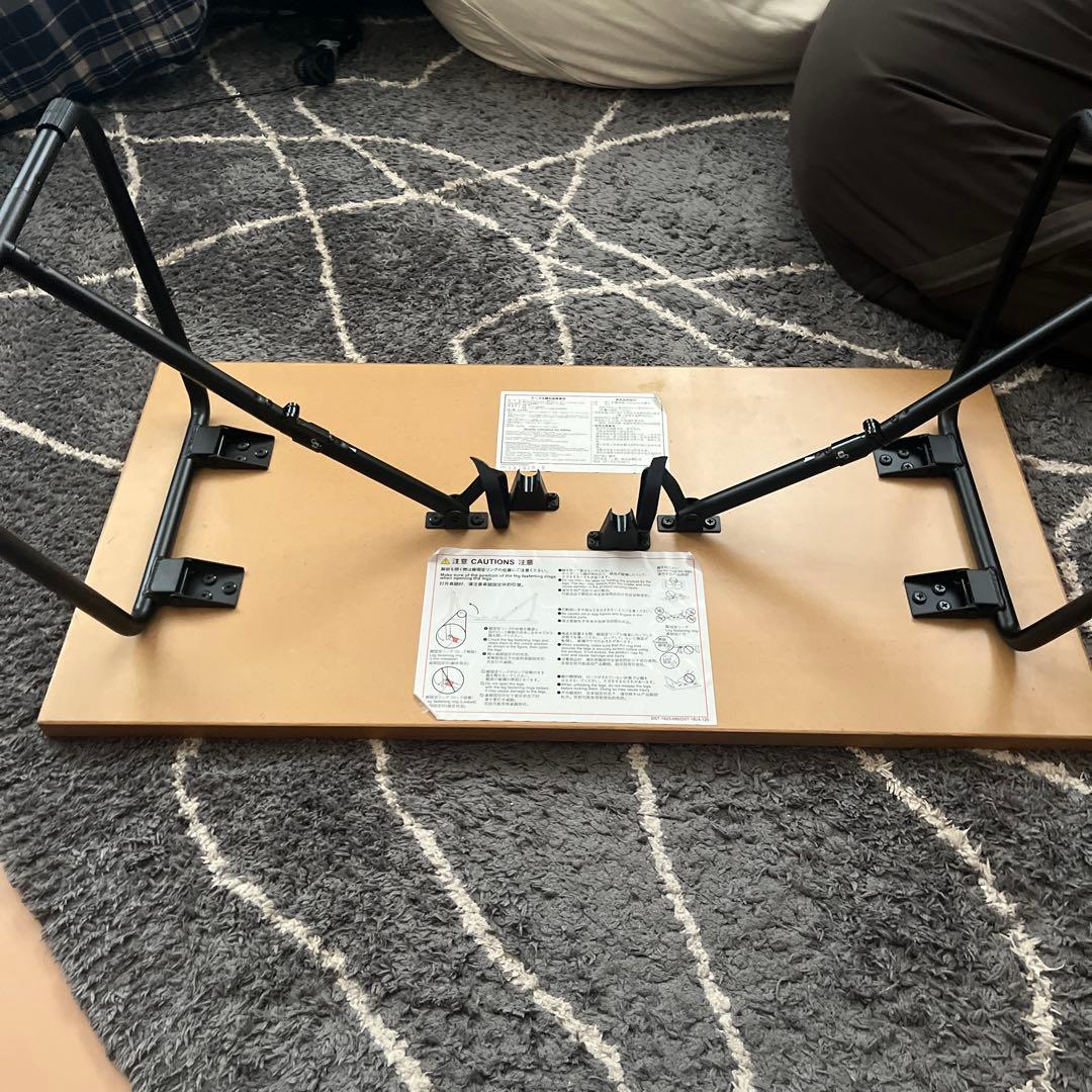 MUJI 無印良品 折りたたみローテーブル オーク材 90cm 廃盤品