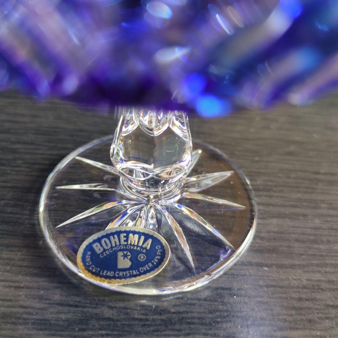 BOHEMIA ボヘミア　クリスタル コンポート デザート椀 フルーツボウル　皿