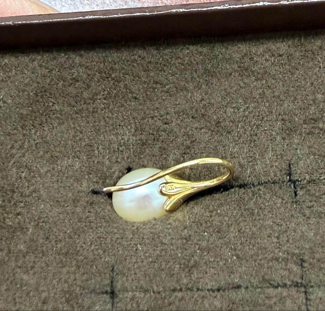 ピアス　k18 パール　真珠　ジュエリーツツミ