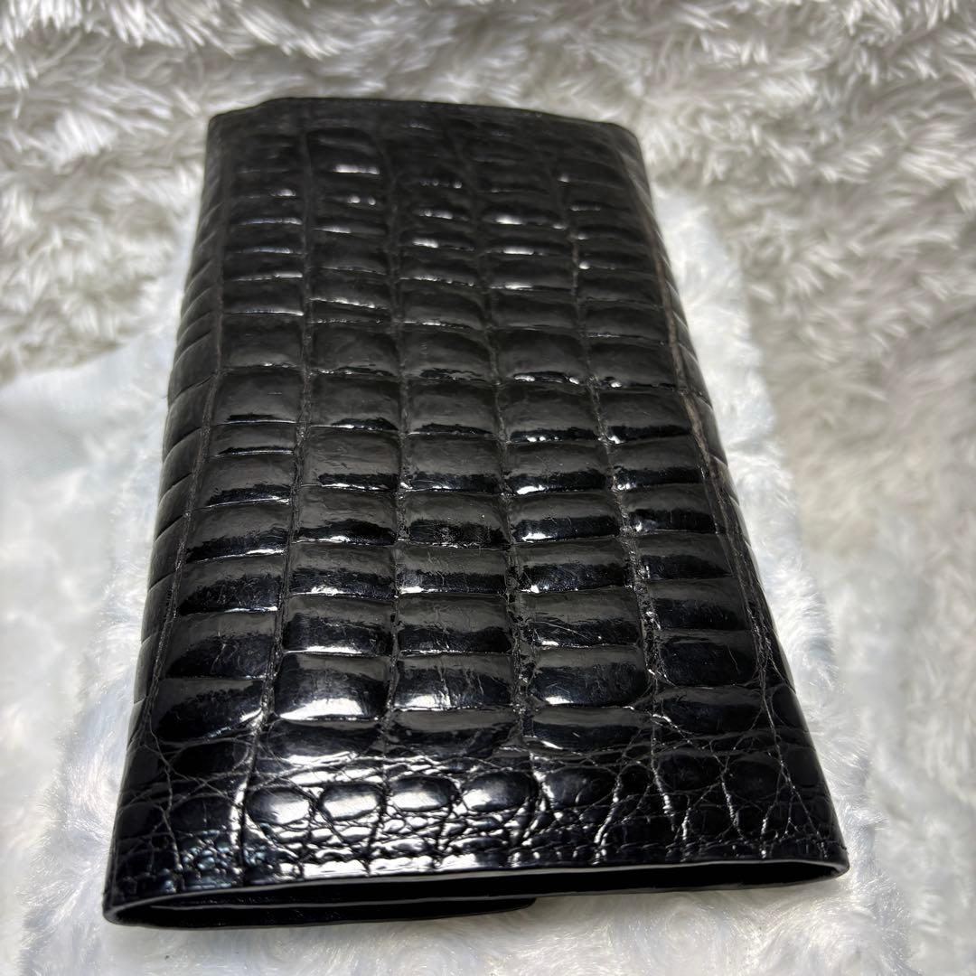美品✨ロダニア RODANIA クロコダイル 長財布 3つ折り
