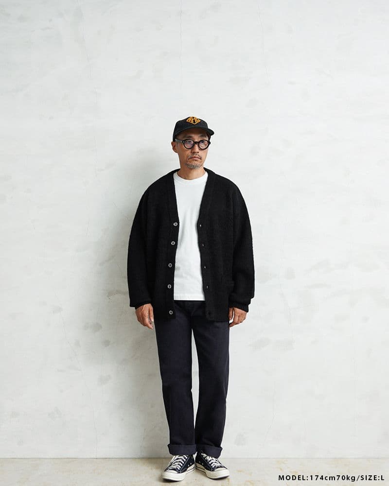 Wailer.inc ワイパーインク モヘア カーディガン 40 Lsize