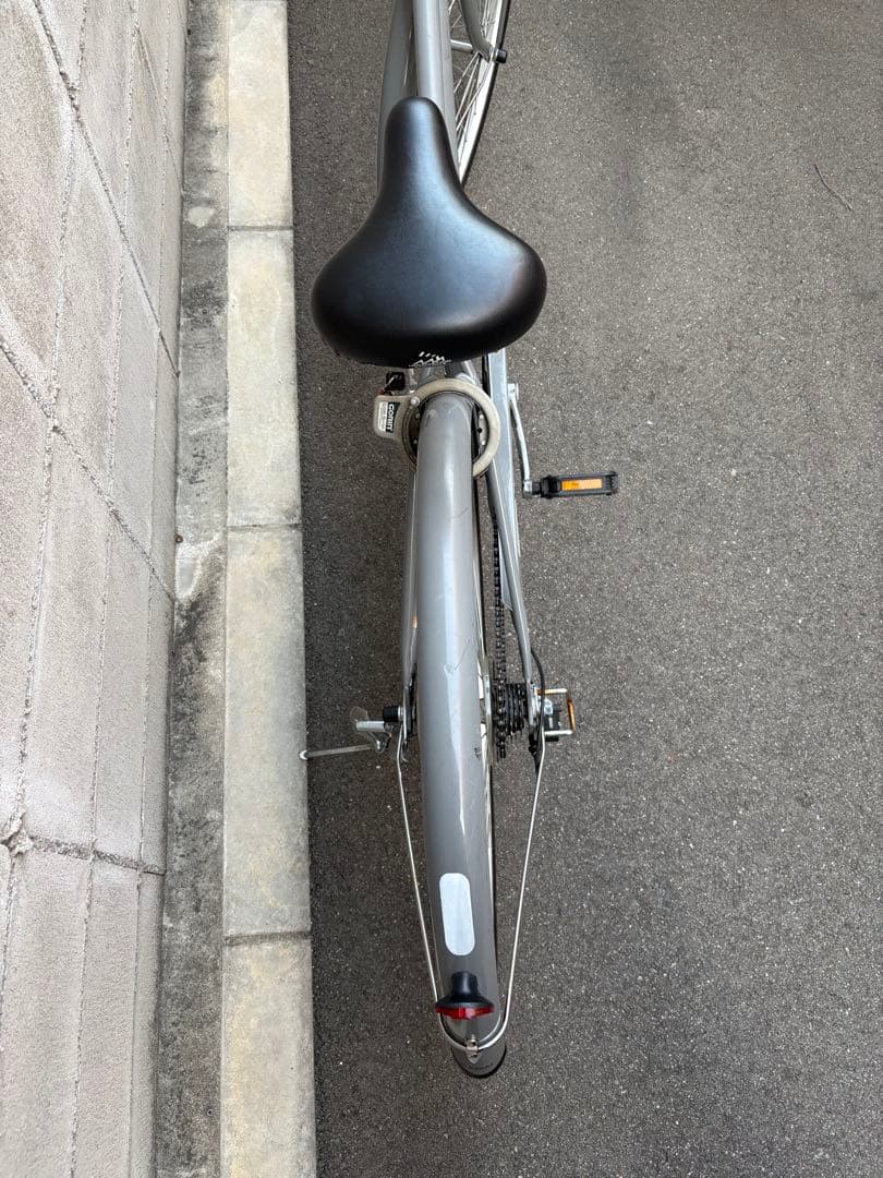 シティサイクル　26インチ　グレー