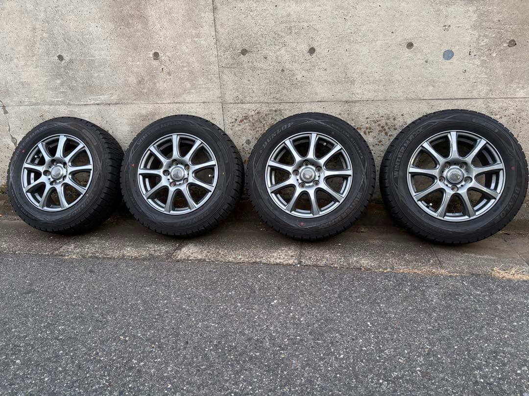 セレナ、ノア、ヴォクシー　195/65R15 スタッドレスタイヤ ホイールセット