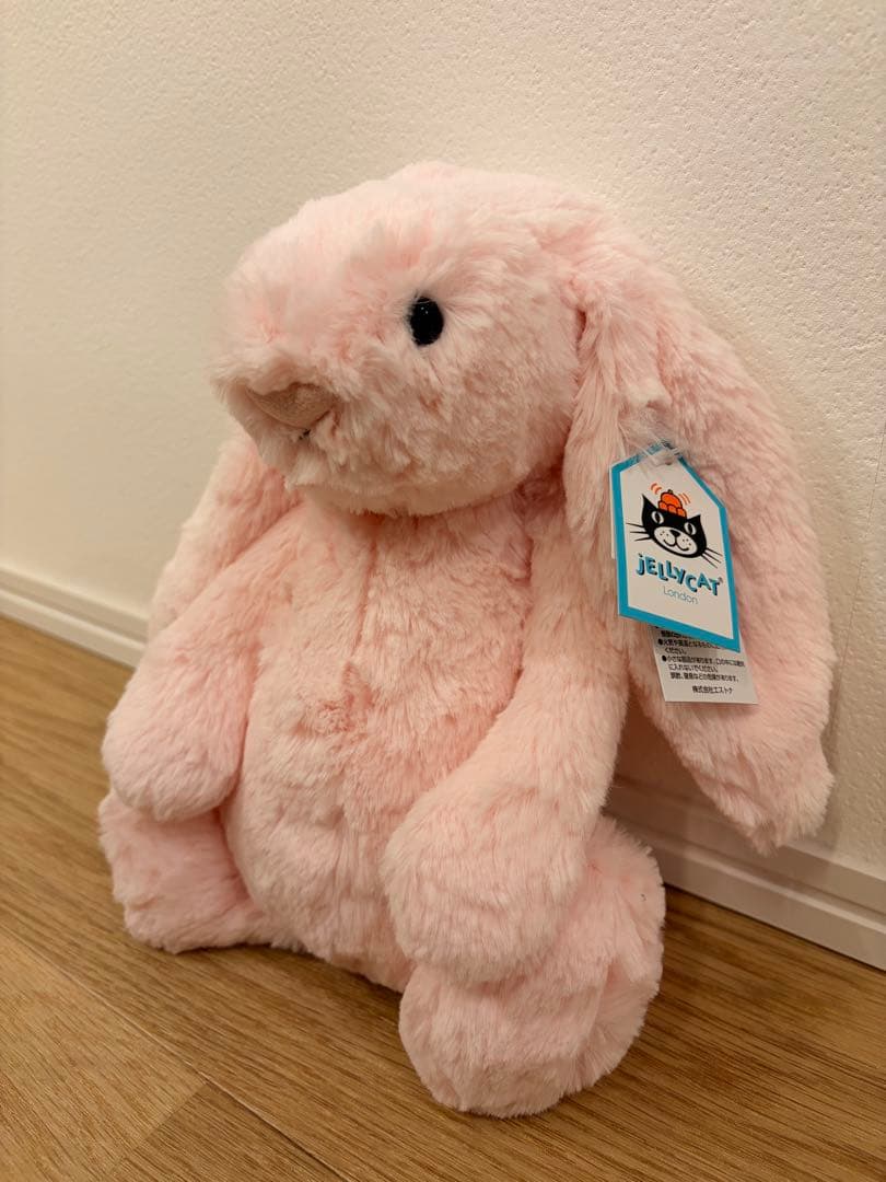 【新品未使用】  ジェリーキャット うさぎ M ピンク 人形