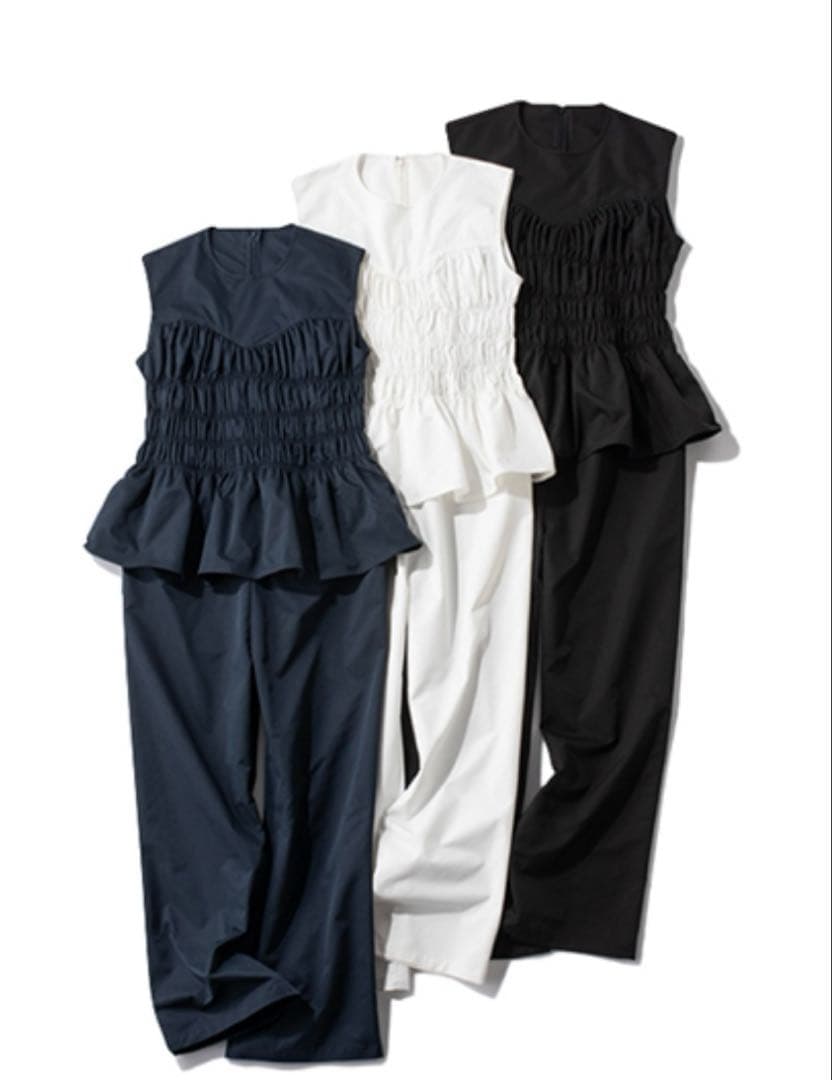 regleam ペプラムオールインワン　ネイビー　Sサイズ