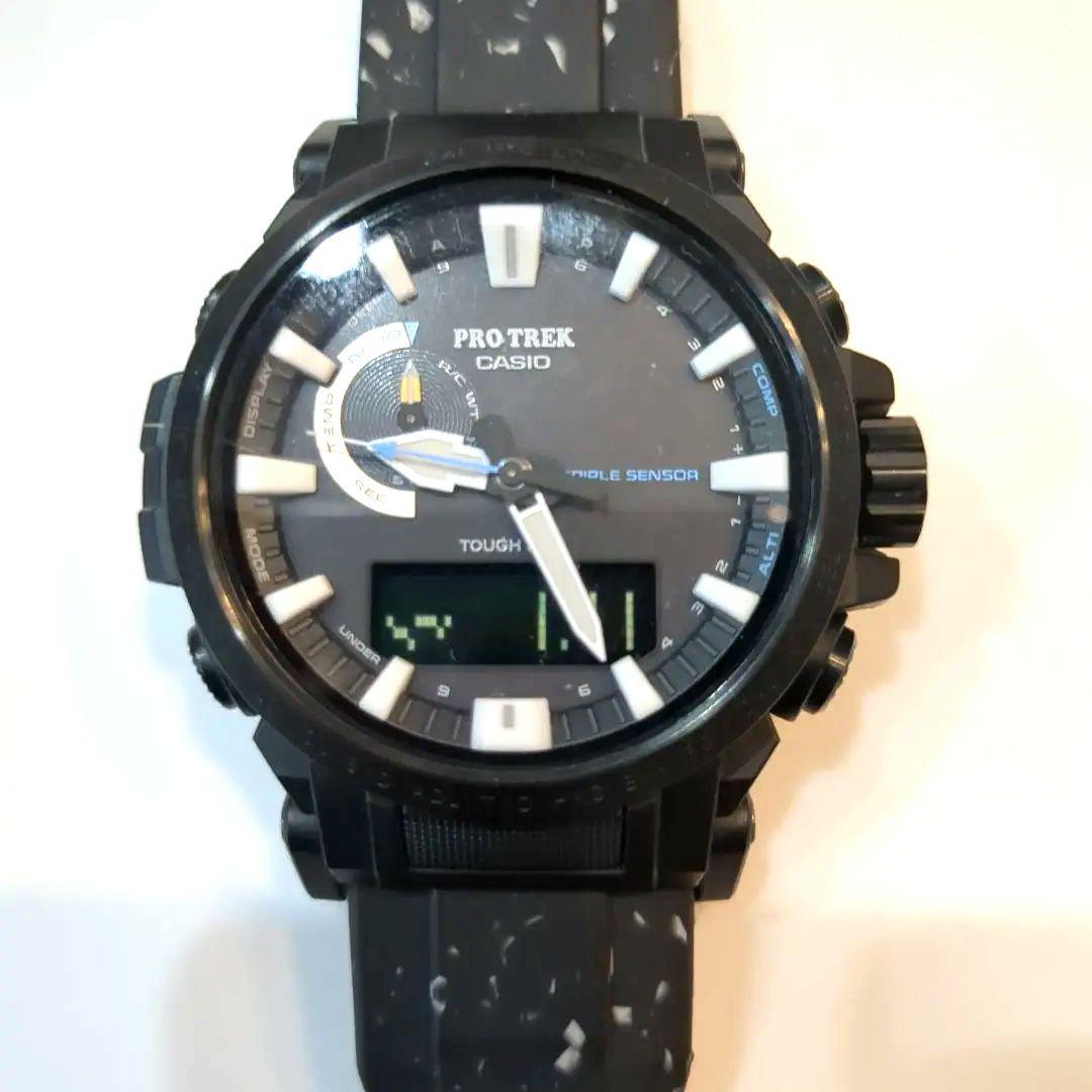 【美品】CASIOプロトレックPRW-61NJ-1JF（ブラック）