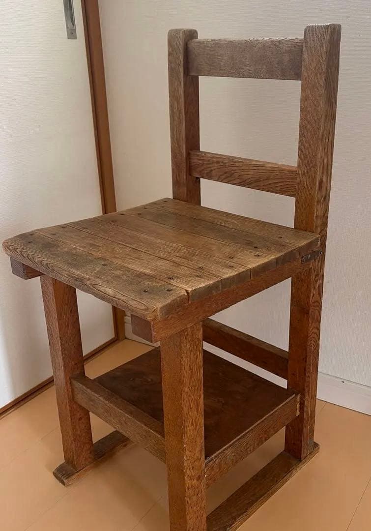 アンティーク椅子　木製　昭和家具　学校の椅子　古道具