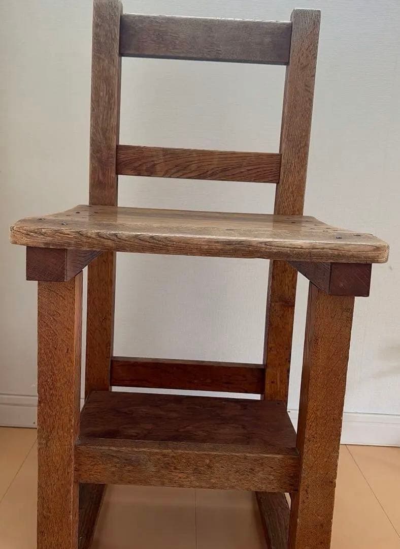 アンティーク椅子　木製　昭和家具　学校の椅子　古道具