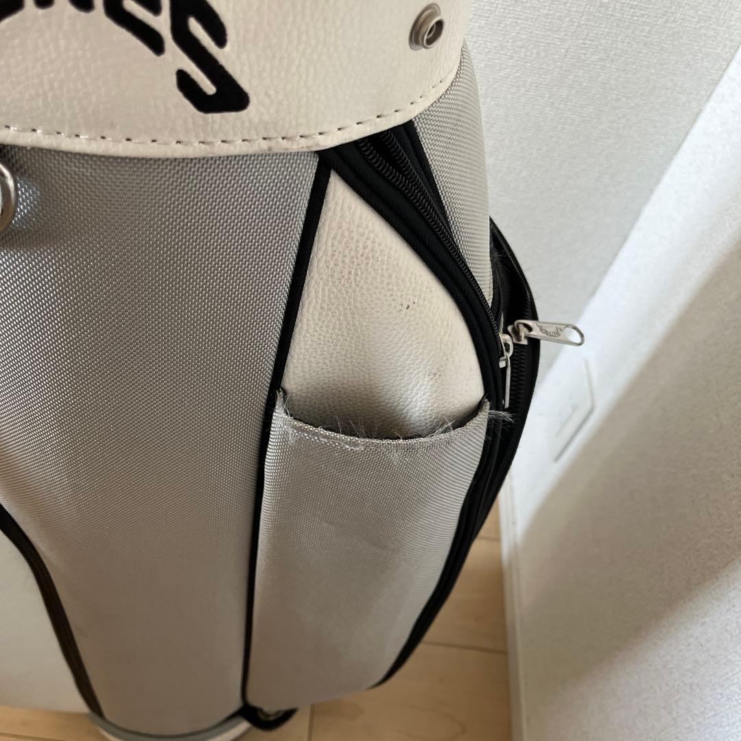 JONES ゴルフバッグ・キャディバッグ ホワイト/グレー