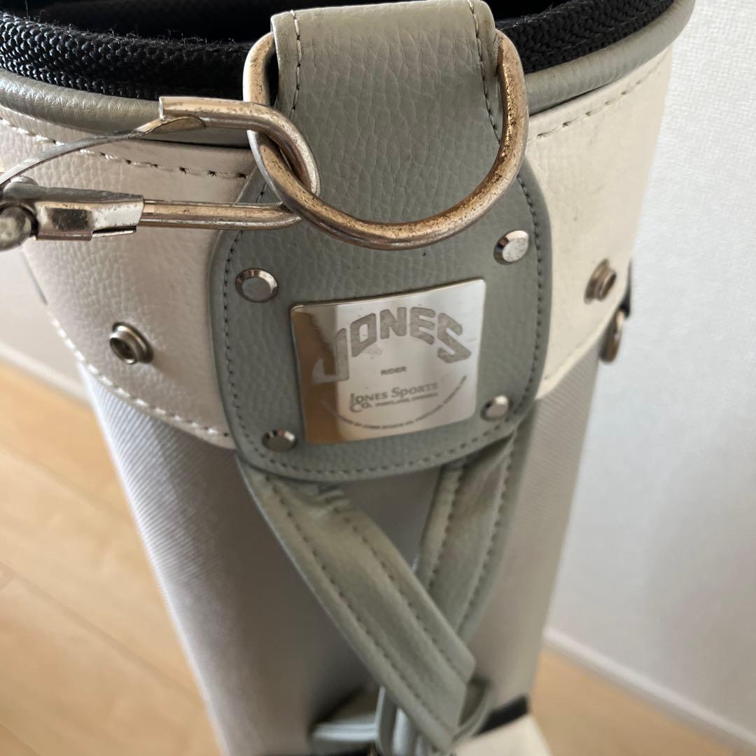 JONES ゴルフバッグ・キャディバッグ ホワイト/グレー