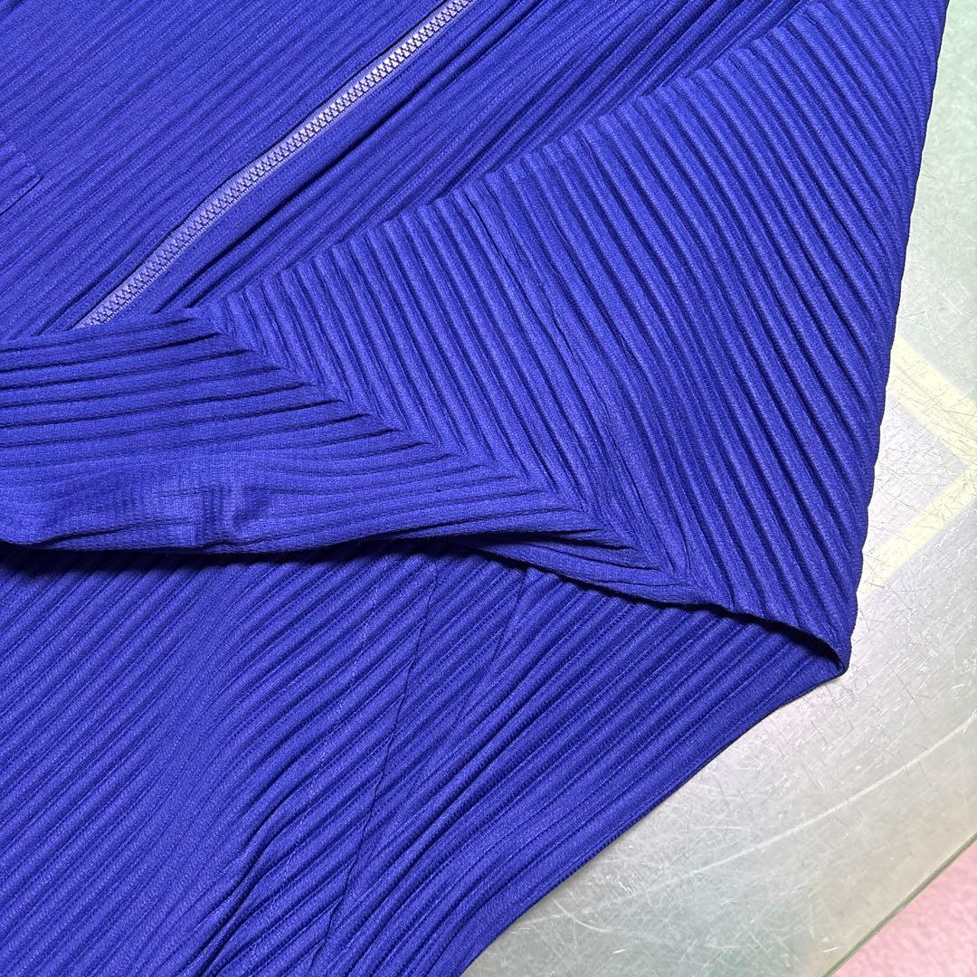 ISSEY MIYAKE MEN プリーツダブルファスナー羽織物