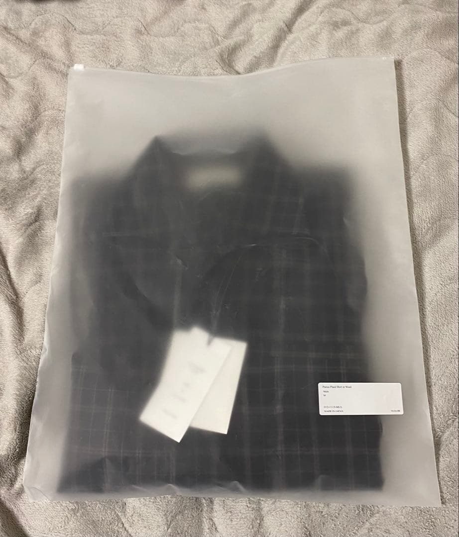 トップス VUJADE 26SS Pierce Plaid Shirt in Wool