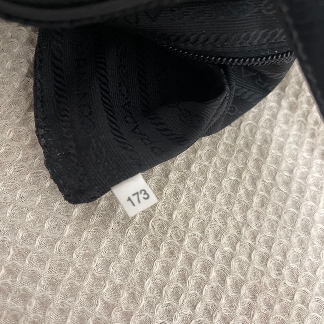 ◇ PRADA プラダ トートバッグ ナイロン×レザー ブラック ◇