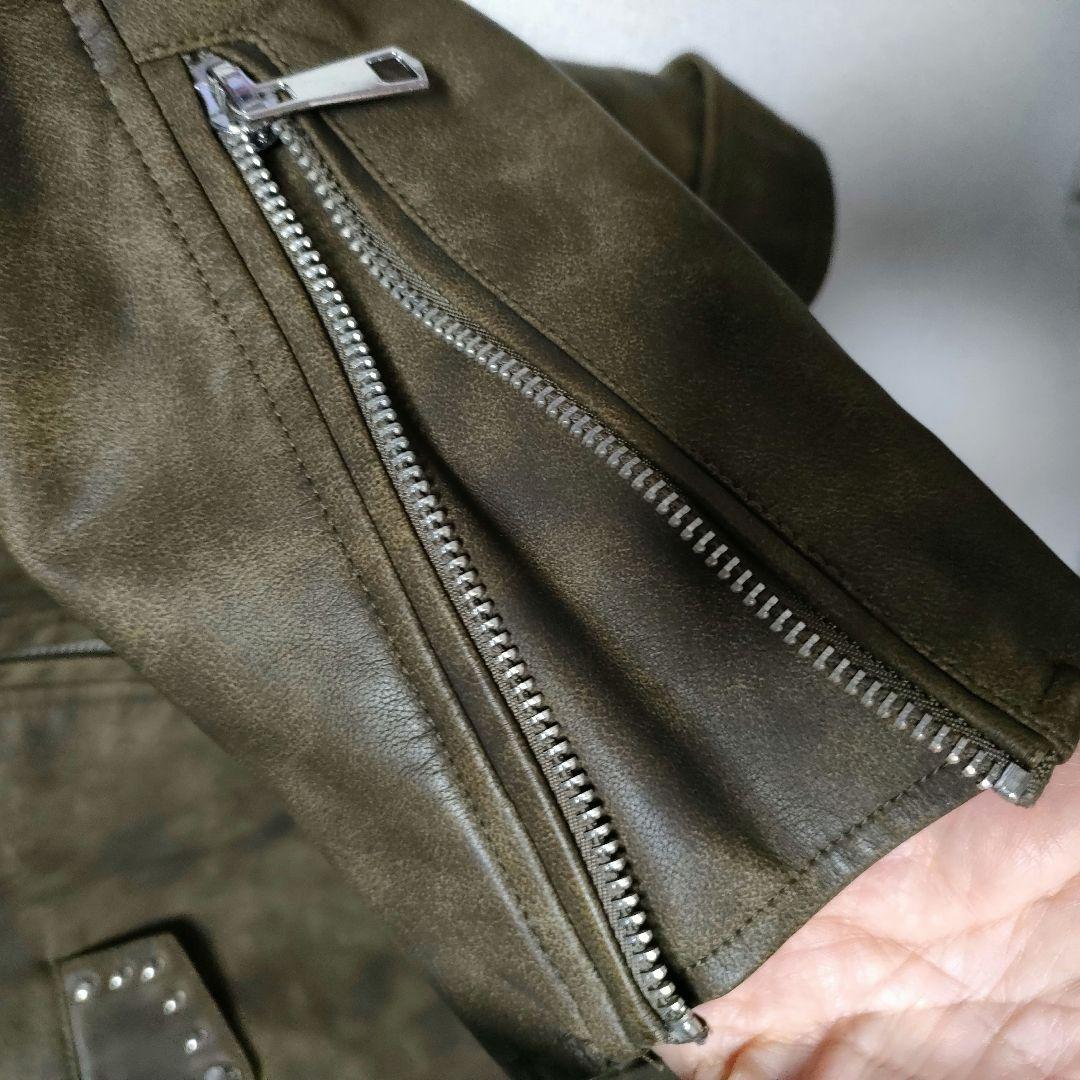 【✨新品✨】ACLENT◎ビンテージレザーオーバーライダースジャケット