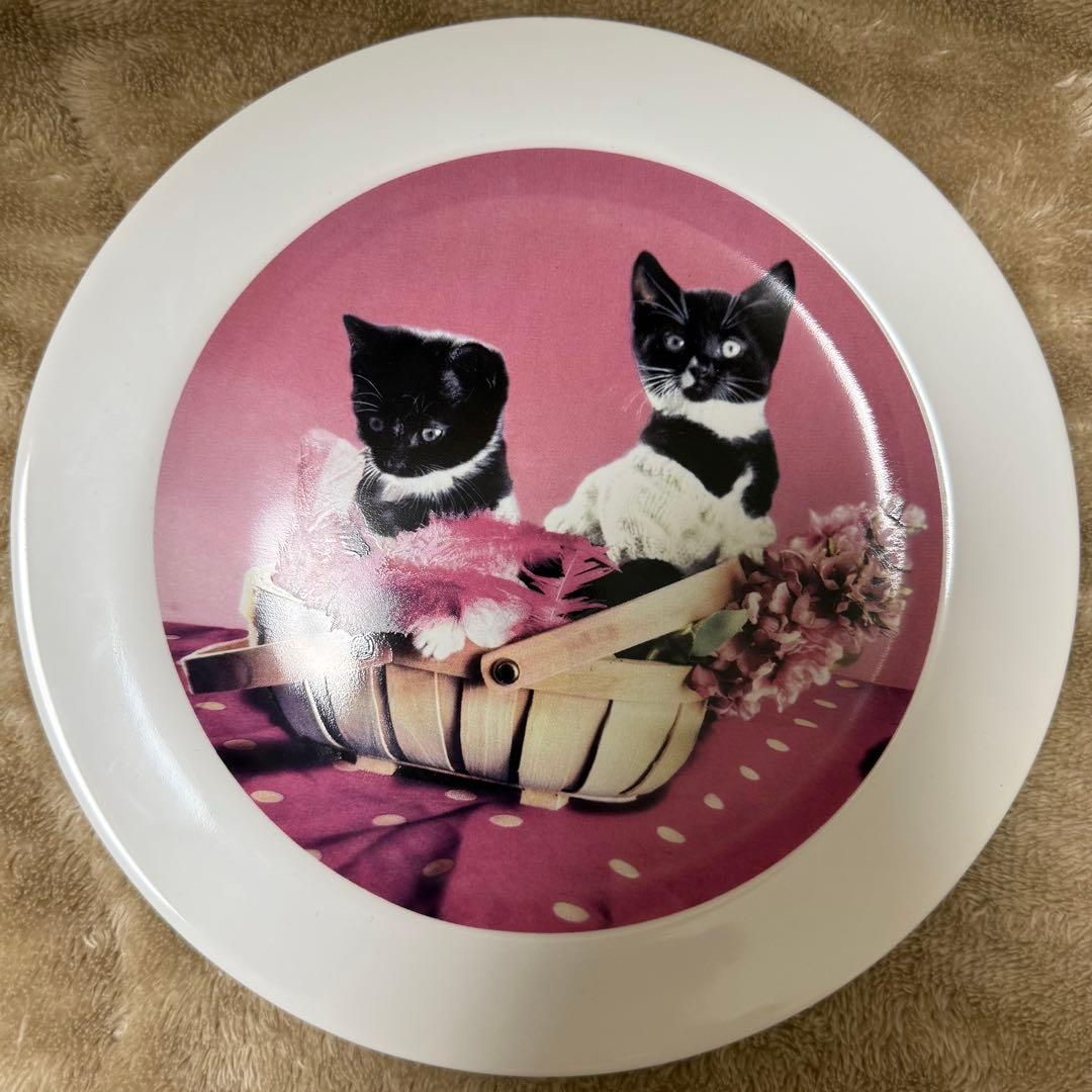 絶版 スタジオツアーロンドン初期限定 アンブリッジ陶器製猫お皿 レプリカ実寸大