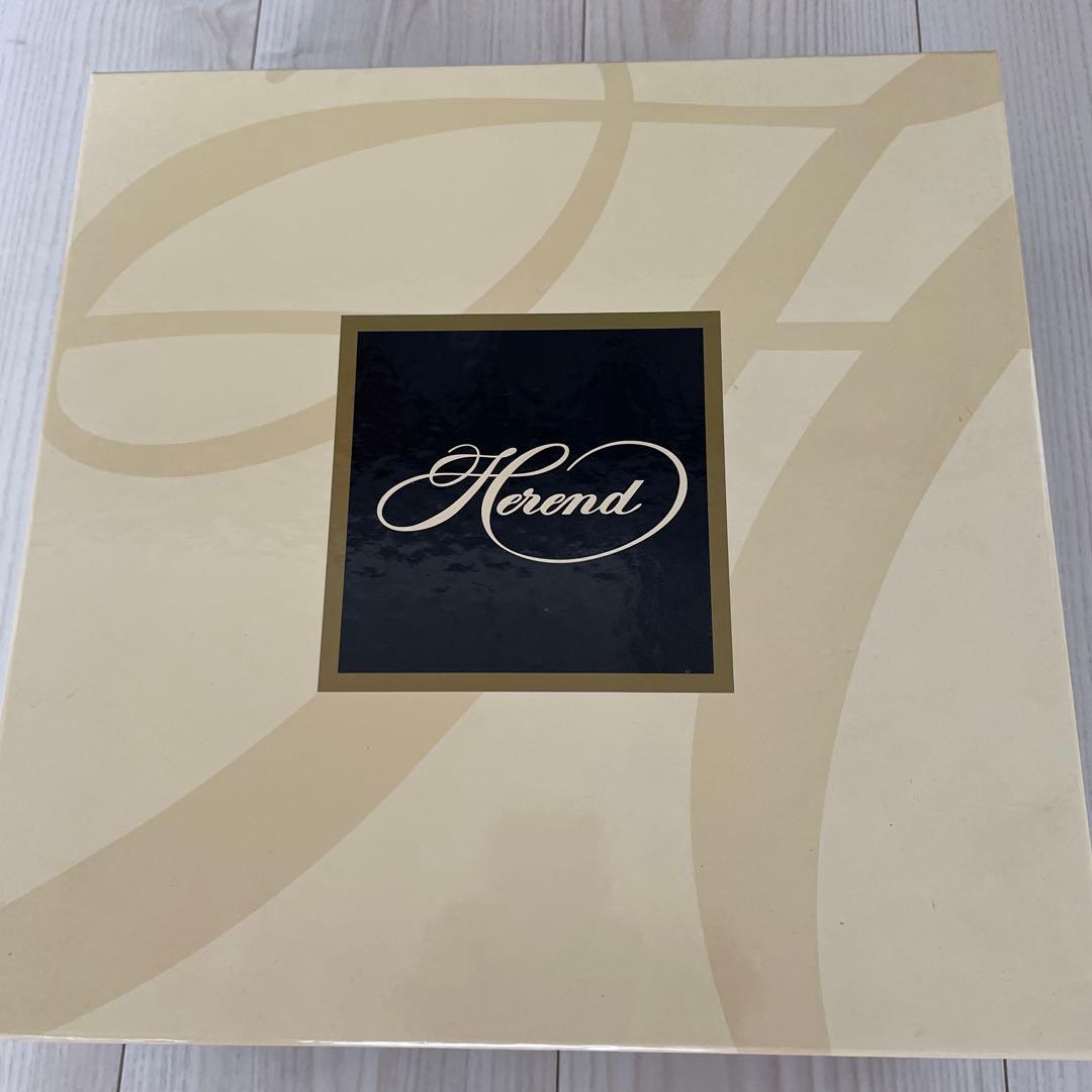 Herend 花柄陶磁器時計