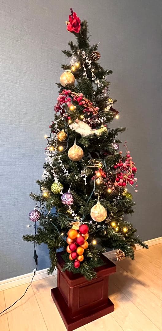 〈美品〉♦︎クリスマスツリーポット台付き