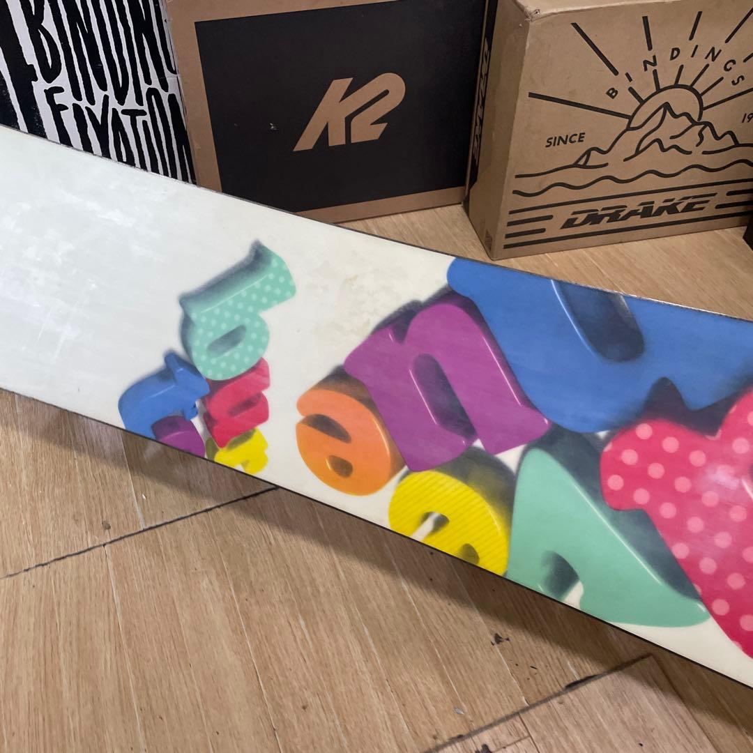 BURTON×FLOW　バートン　フラックスバインディング付　スノーボードセット