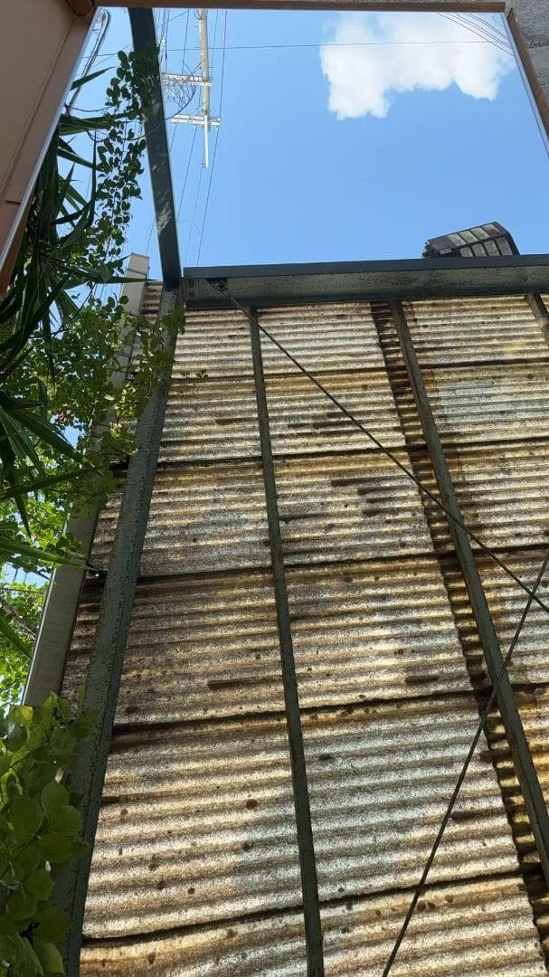 【中古】ダンスミラー 割れない鏡 幅80x160cm 姿見 銀色 11番