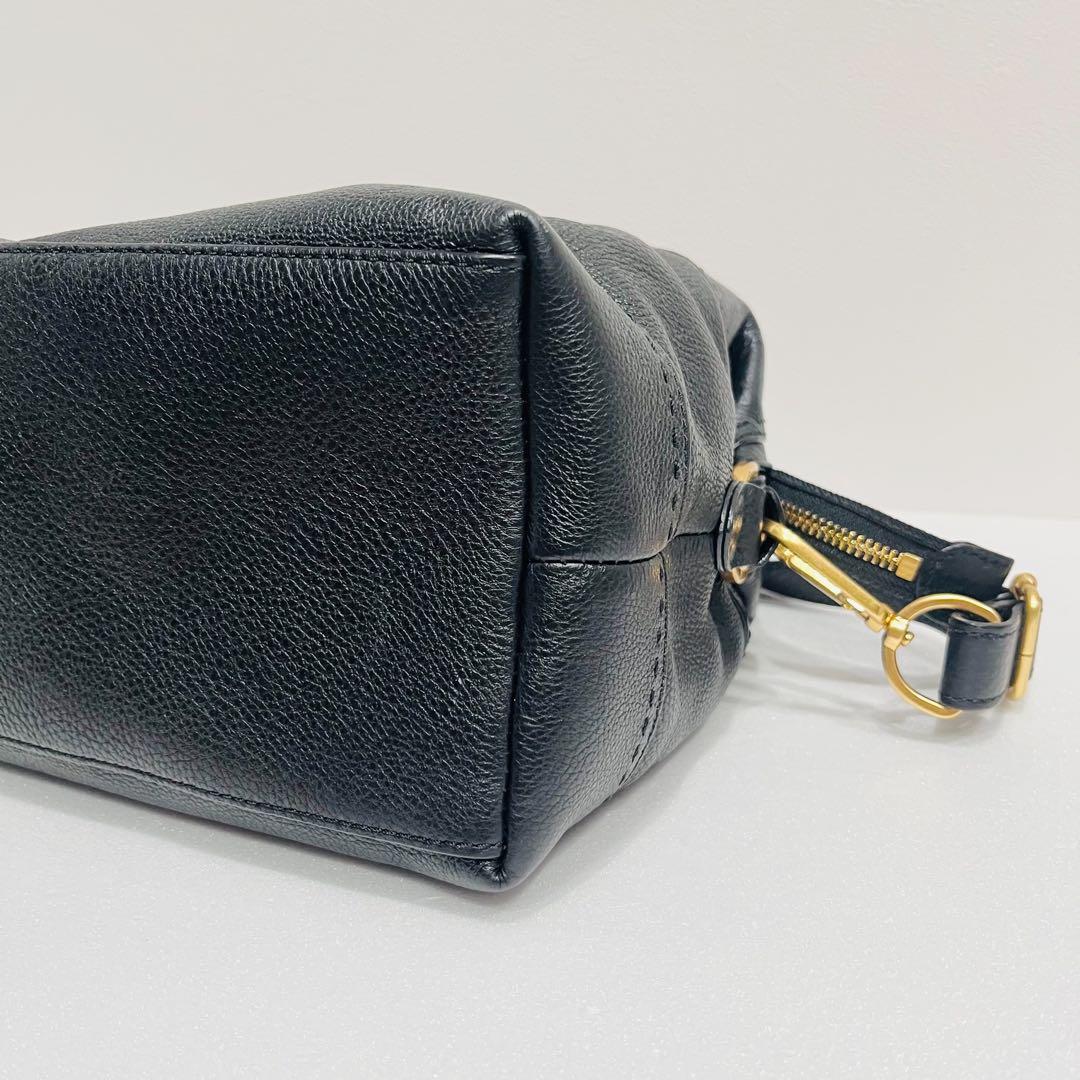 希少美品　トリーバーチ　Amalie 2way ボストンバッグ　アマンダ　シボ革