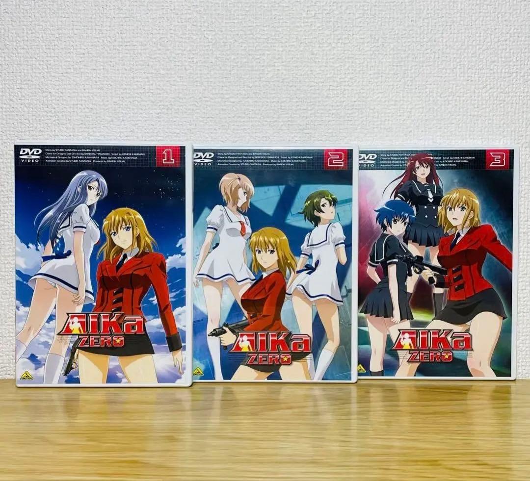 【全巻カード付き】AIKa ZERO DVD 全3巻 セット