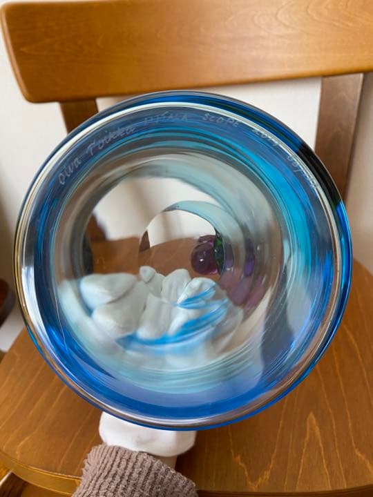イッタラ オイバトイッカ ポムポム Pampula Vase スカイブルー
