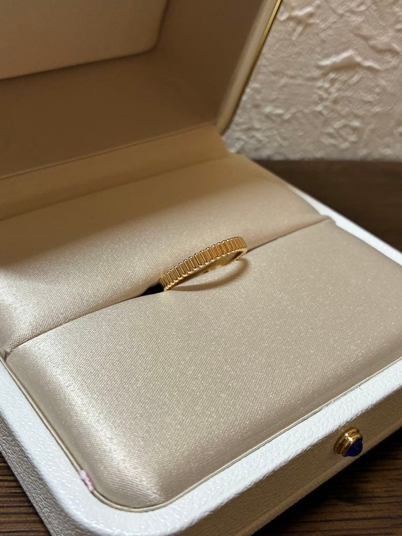 【美品】ブシュロン　キャトル グログラン スモール リング 57