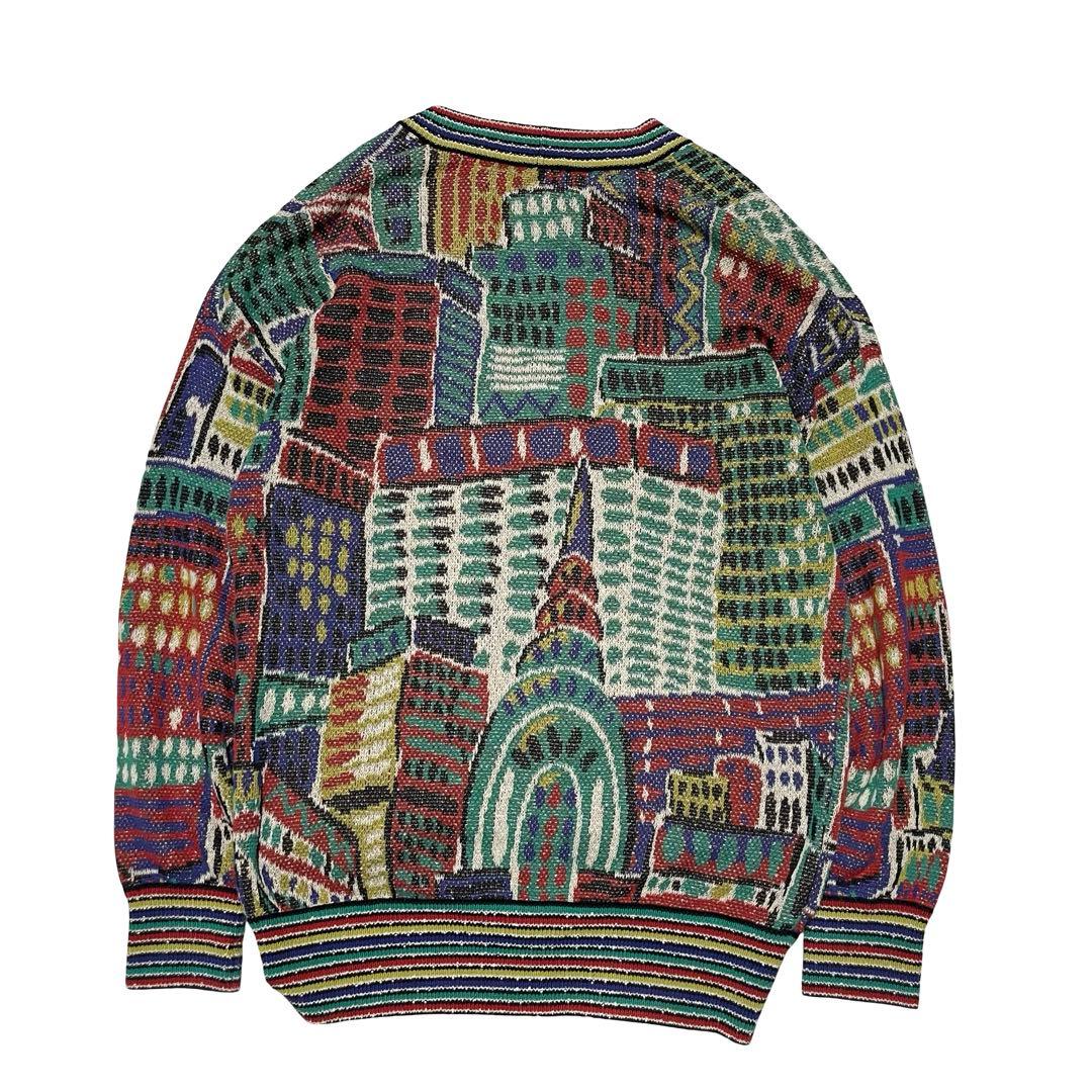 MISSONI UOMO ミッソーニ カーディガン　薄手　総柄　薄手　46