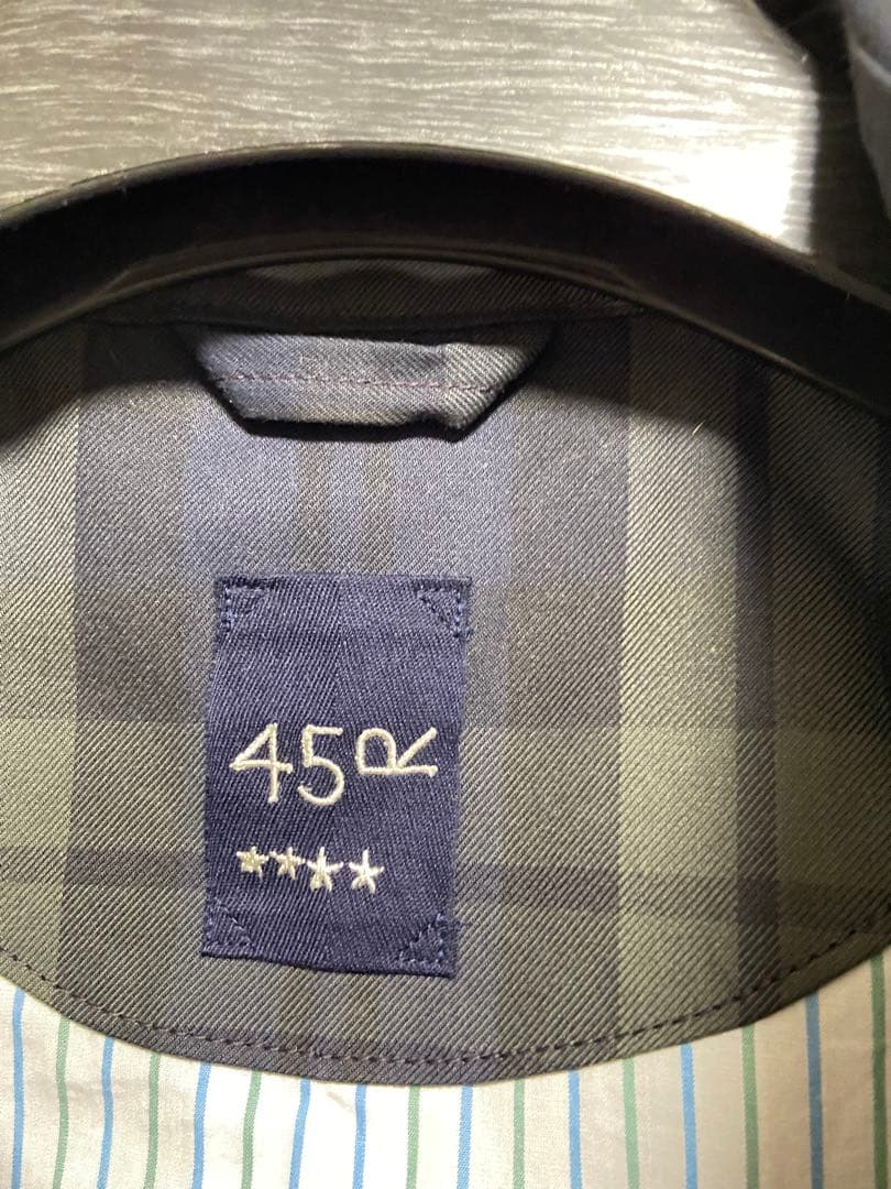 45R ブラックウォッチ　ギャバブルタイルコート　カーキ