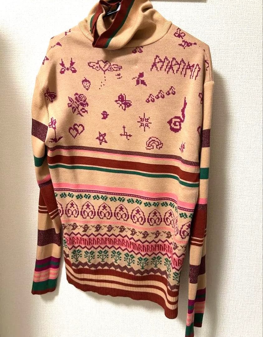 rurumu ハイネックニットトップス