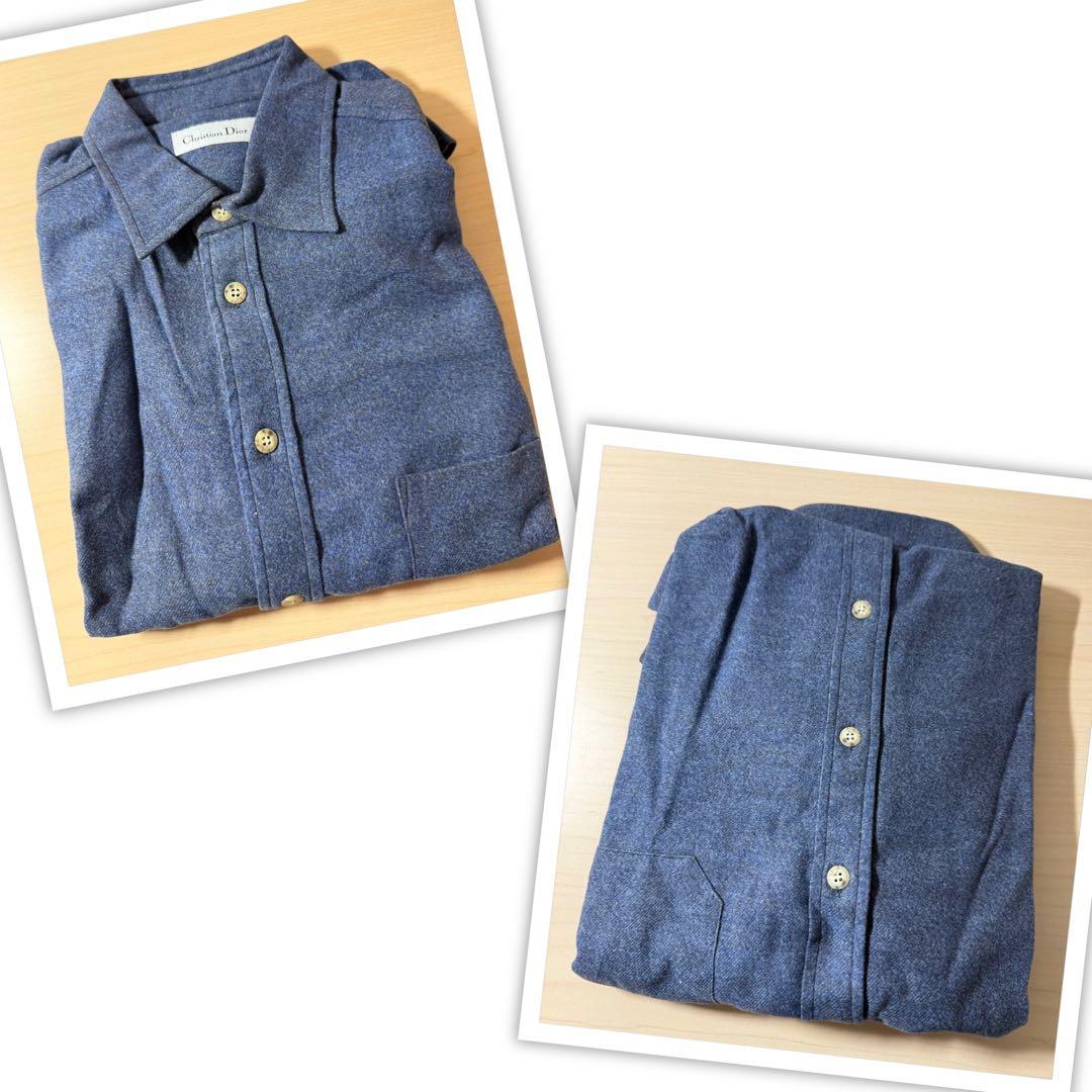 未使用 メンズ ディオール Dior 秋冬シャツ サイズL 9枚 90s