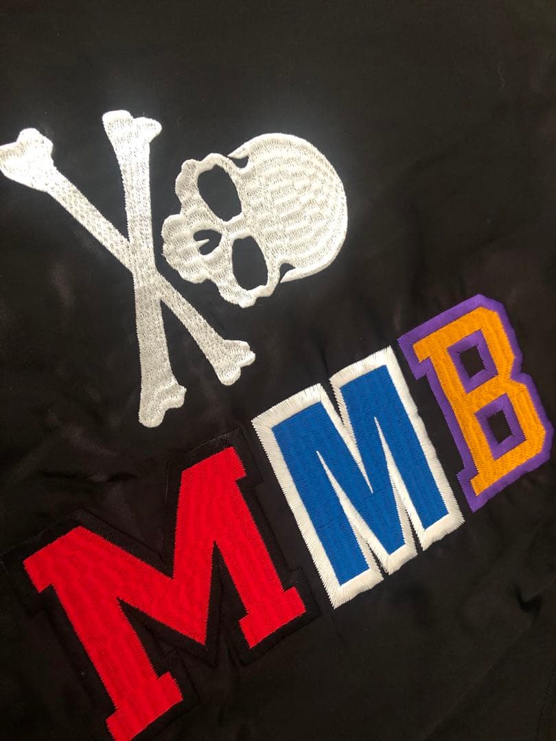 美品　エイプ×マスターマインド　20SS スカルシャーク刺繍スーベニアジャケット