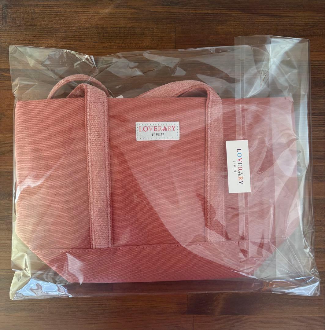 LOVERARY ピンク トートバッグ