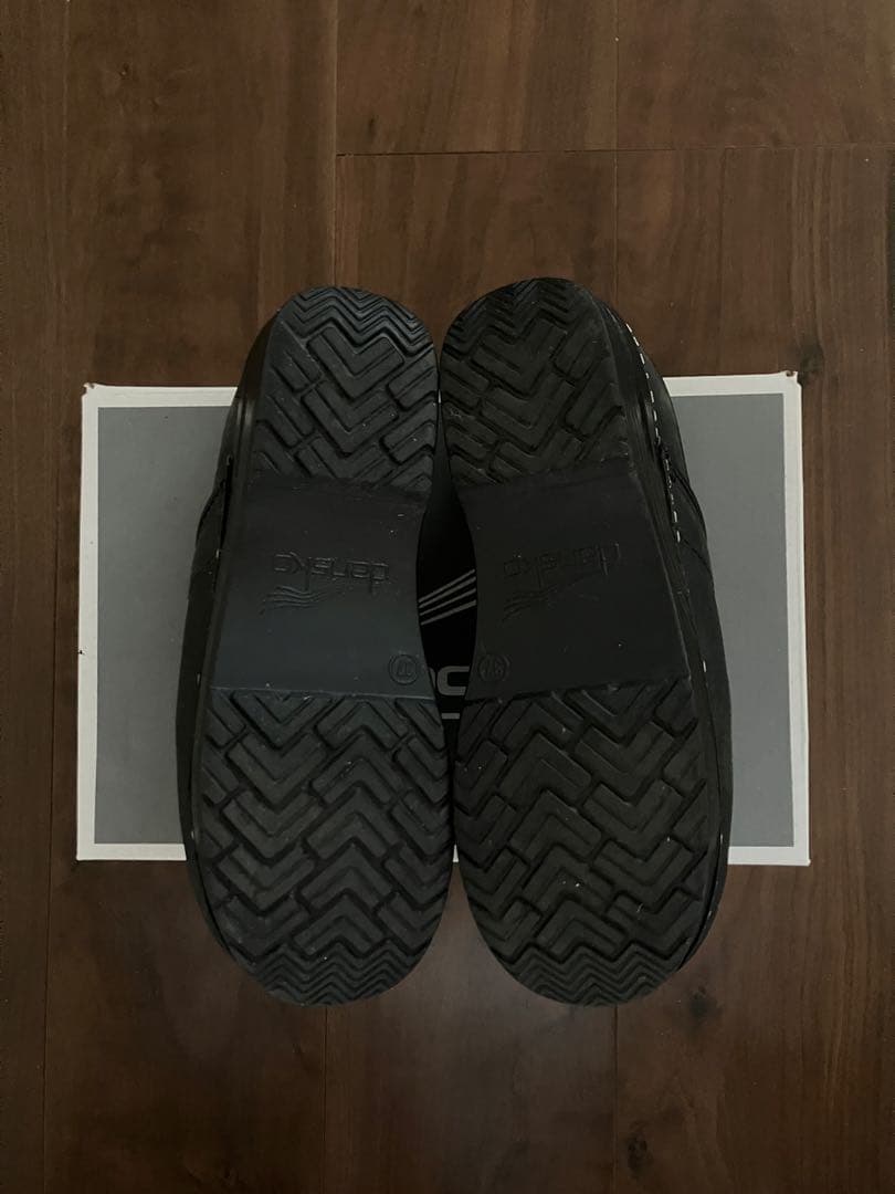 極美品 dansko ダンスコ プロフェッショナル オイルドブラックレザー 37