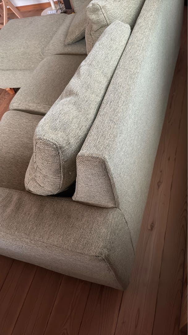 L字型ソファ【3〜4人掛け】カバー洗濯可