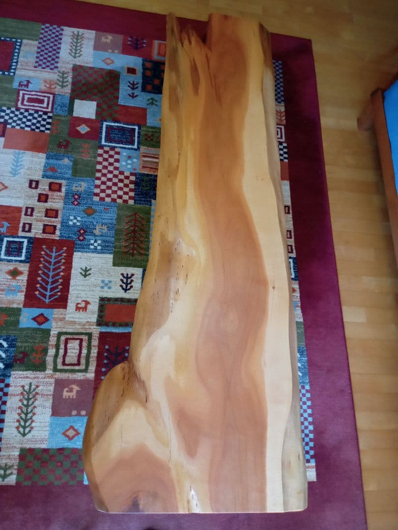 厚さ5㌢桜一枚板　オイル仕上げ　天板のみ