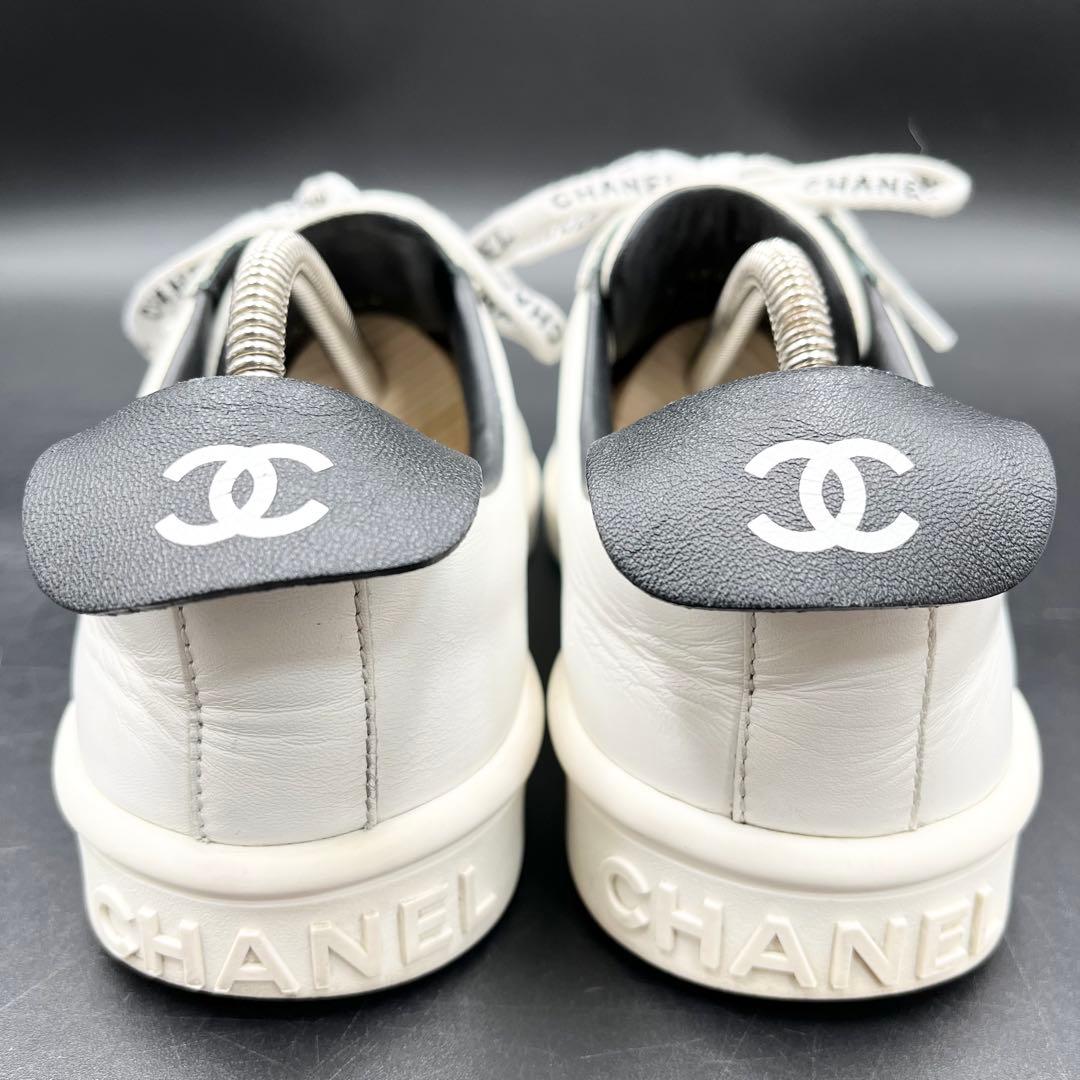 美品✨ シャネル ココマーク サイドロゴ レディース スニーカー