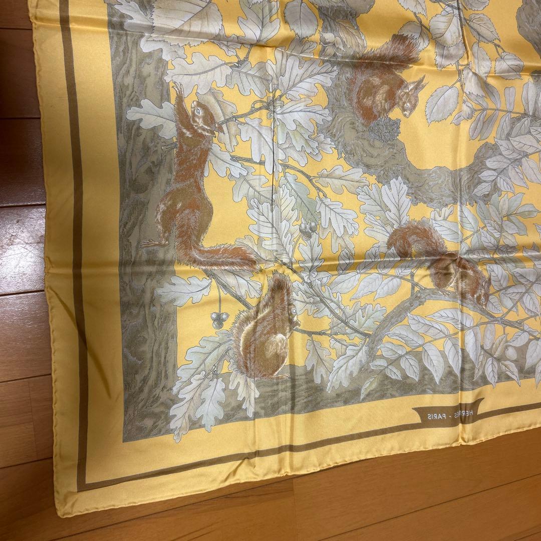 HERMES/エルメス スカーフ りす