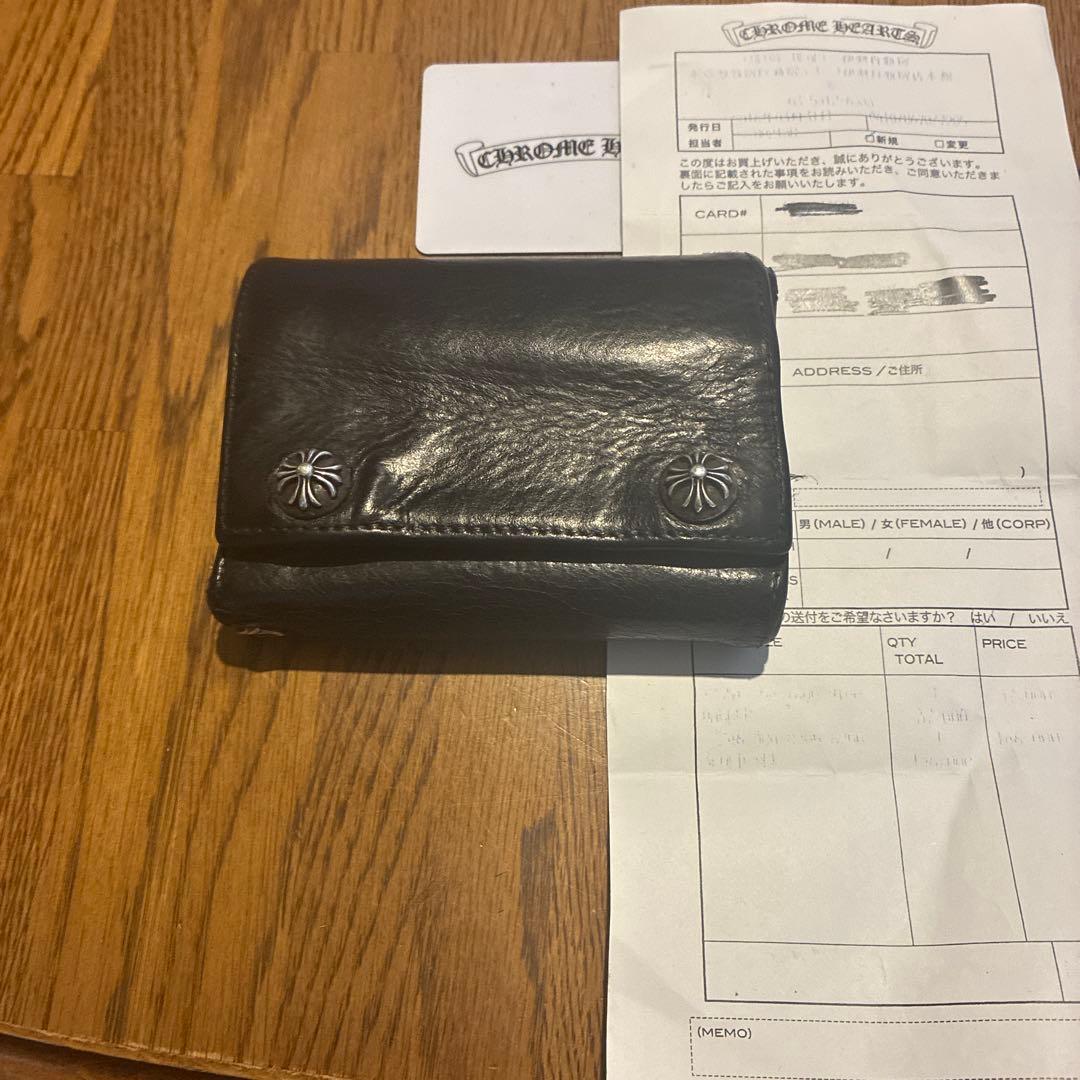 クロムハーツ 3フォールド　財布
