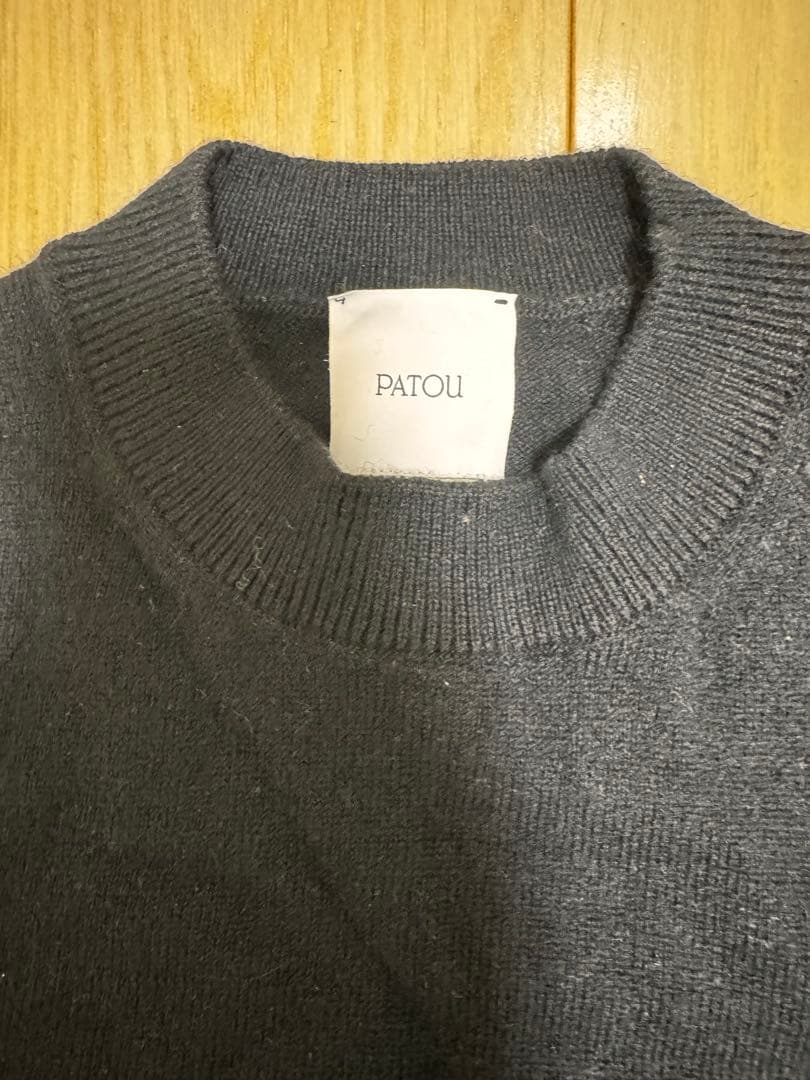 PATOU*ウール＆カシミアニットクロップドトップス　XS