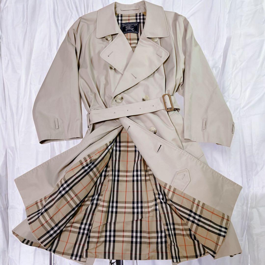 BURBERRYS トレンチコート ベージュ ノバチェック　ベルト付　丈100