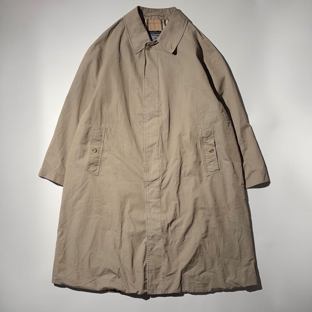 80s Burburrys 一枚袖 バルマカンコート ステンカラーコート