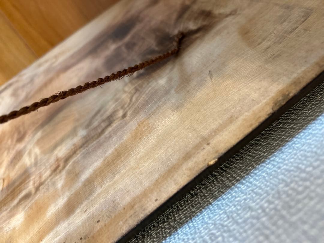 武者小路実篤　実篤　道　木彫り　木製 書道アート 印章付き